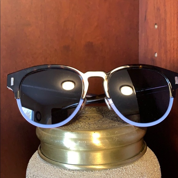 Dior Other - Dior Rare Men’s Black Tie Classic Round Sunglasses